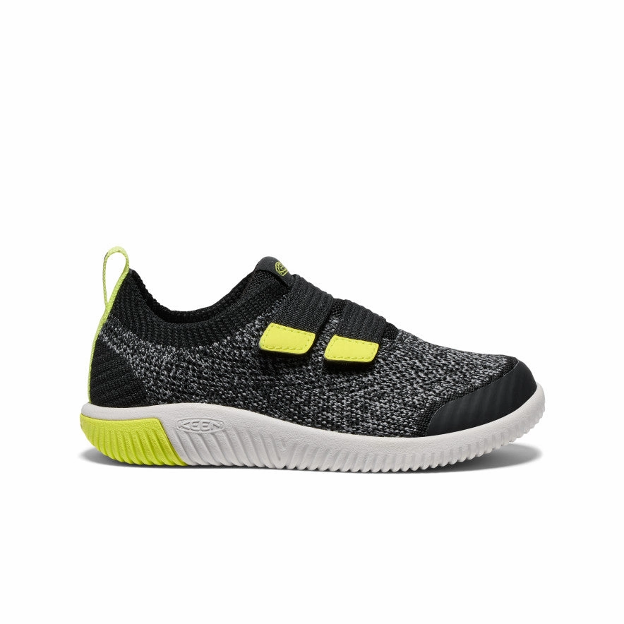 Little Kids' KNX Knit Double Strap  |  Black/Evening Primrose Everyday Slip On