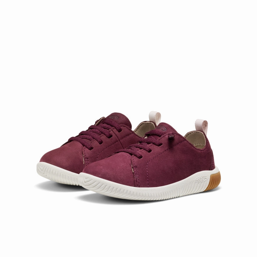 Little Kids' KNX Leather Sneaker  |  Fig/Star White All Day Comfort