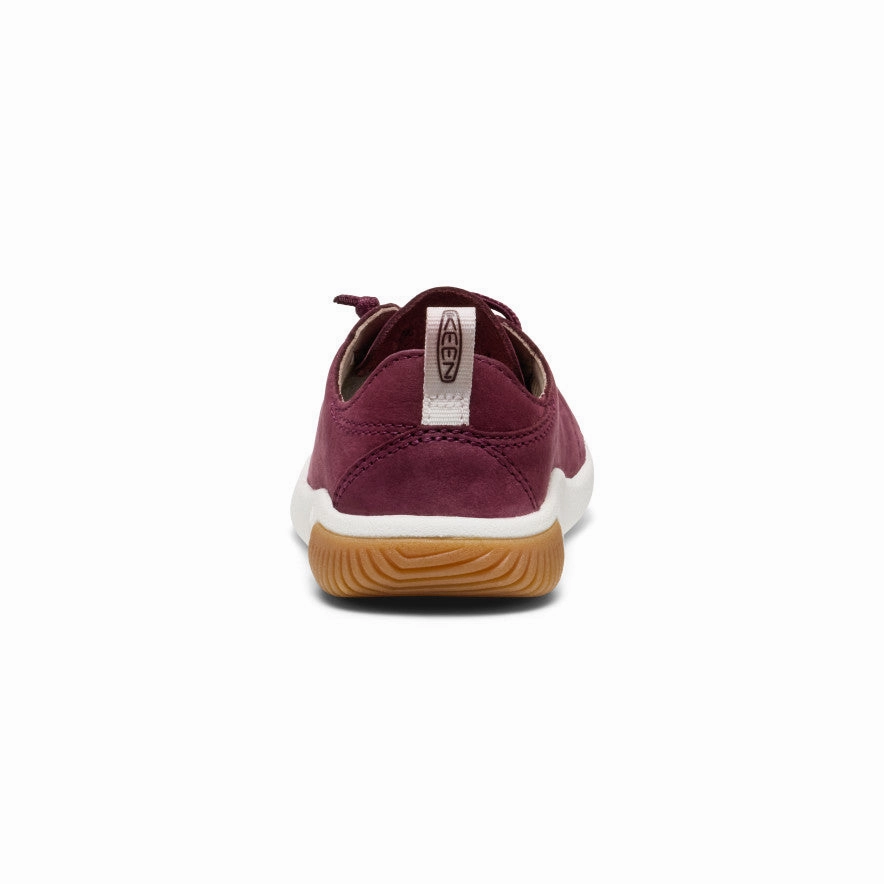 Street Wear Quick Slip On Walk Little Kids' KNX Leather Sneaker  |  Fig/Star White