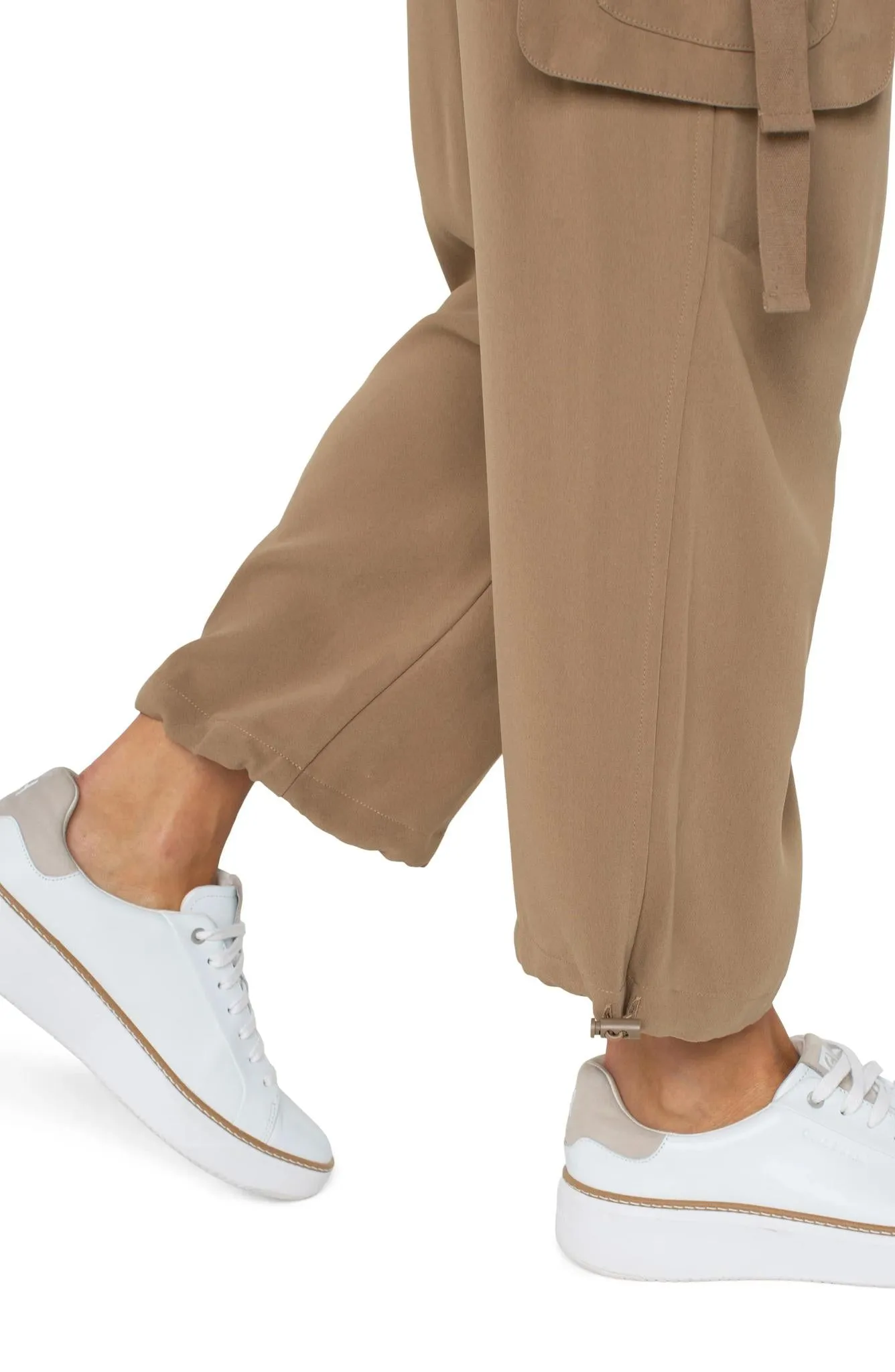 Liverpool Pull on Parachute Pant Casual Performance Wear Effortless Look