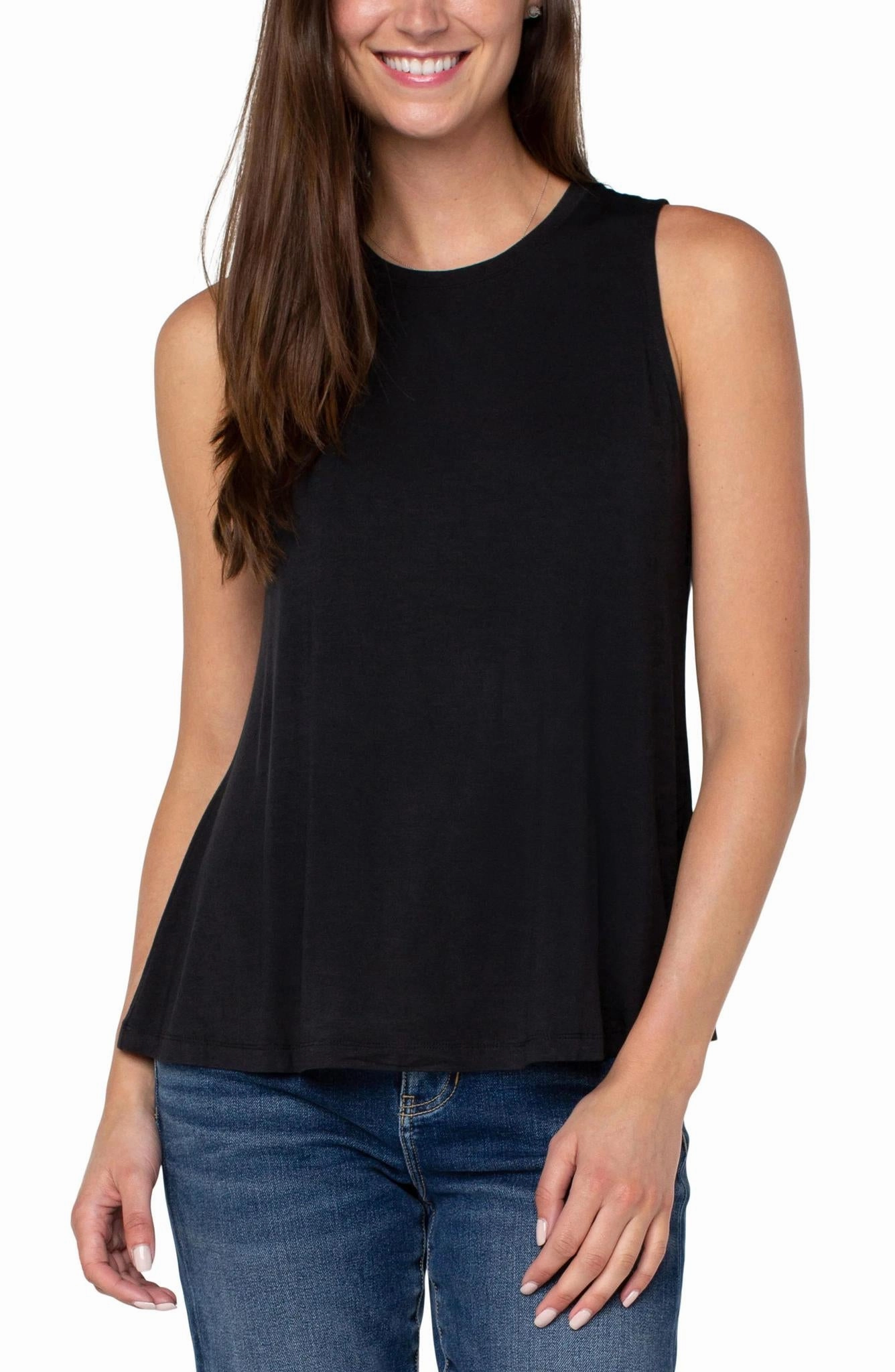 Flexible Material AntiPilling Liverpool Sleeveless Scoop Neck Tank