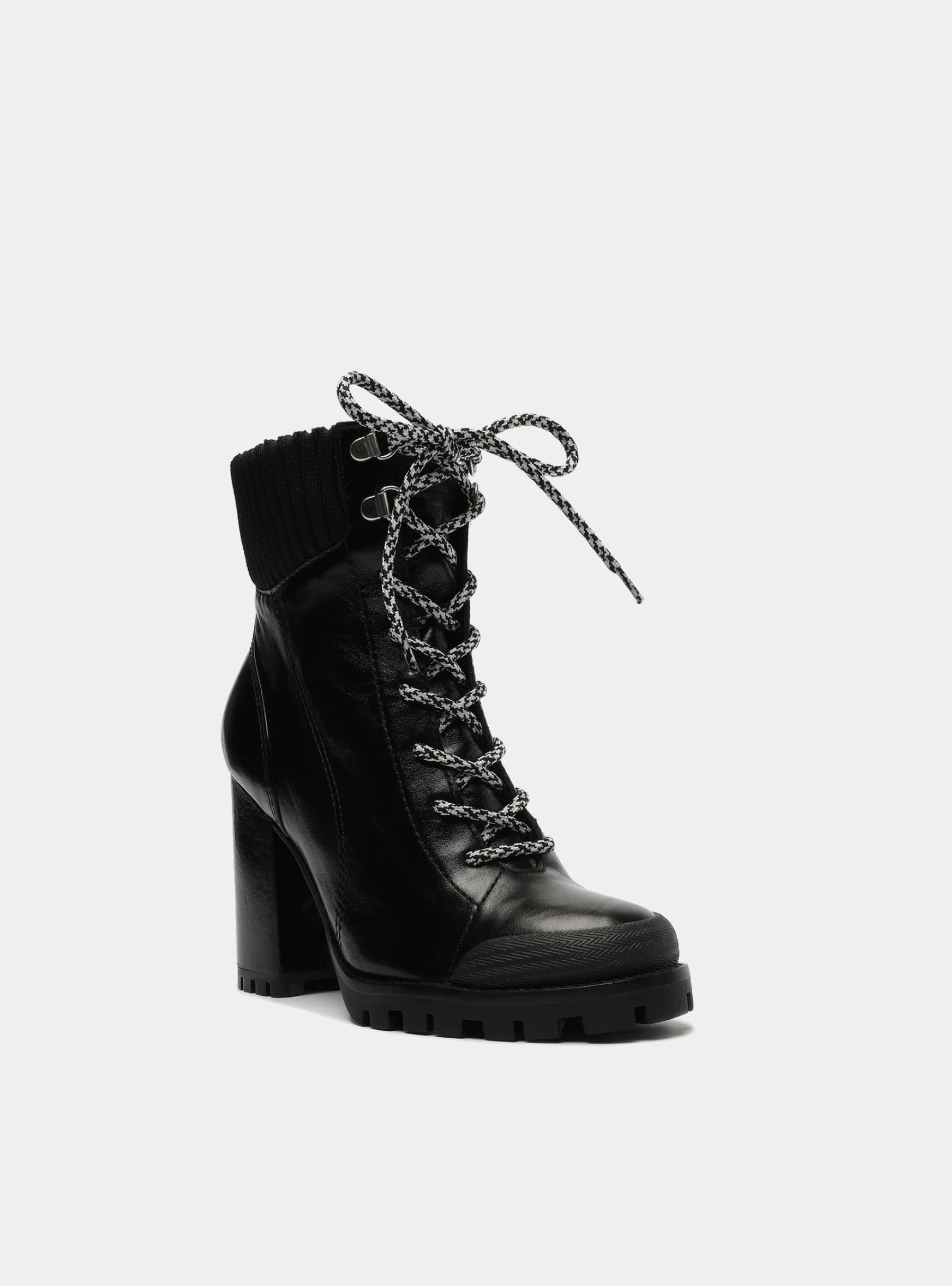 Flexible Frame Work Commute Lizza Leather Bootie