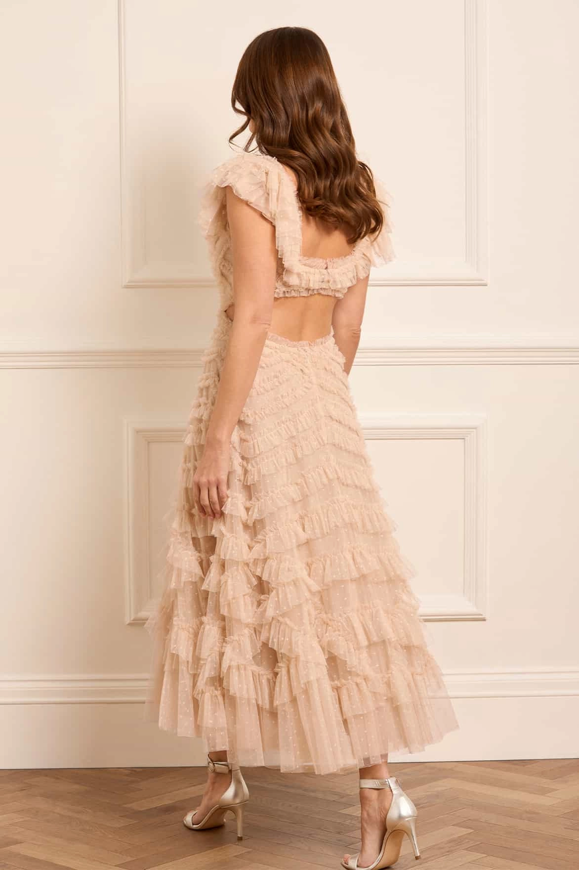 Relaxed work dress Lola Backless Ballerina Dress