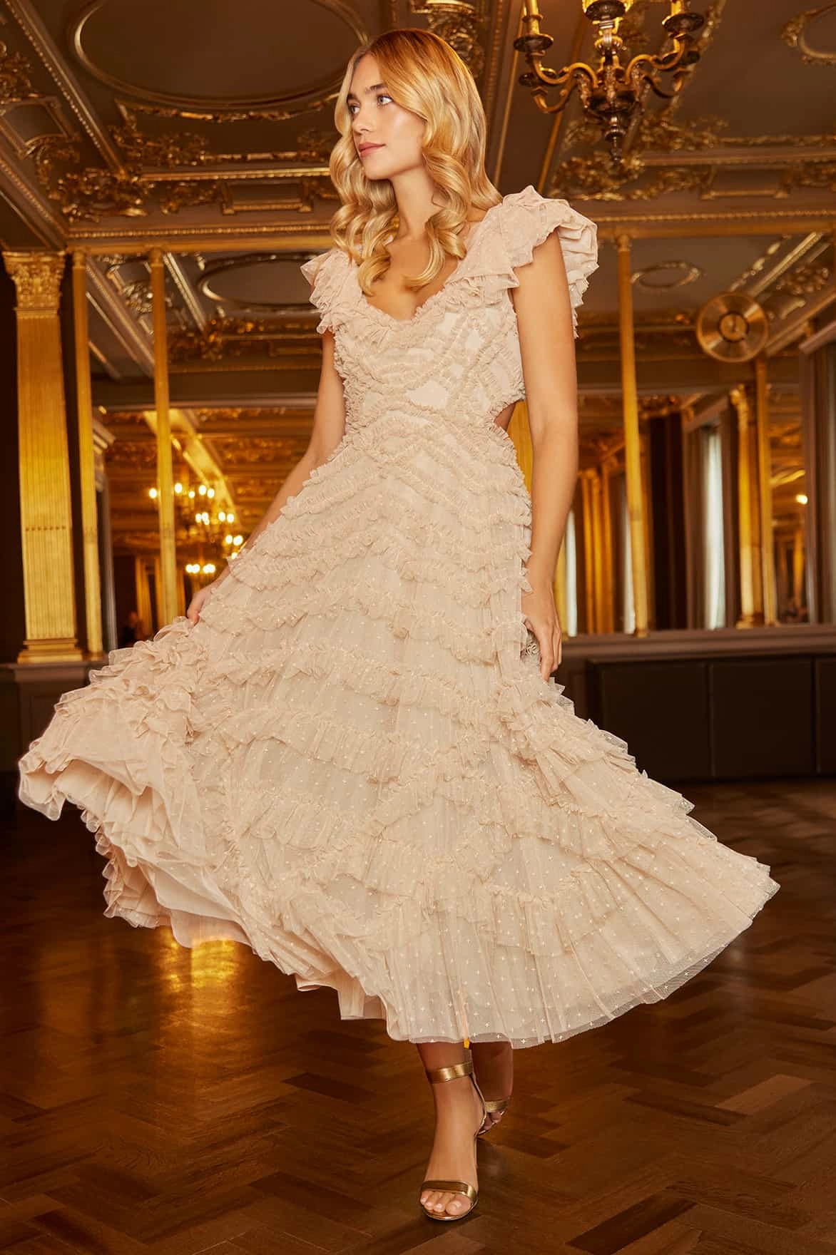 Relaxed Layer Lola Backless Ballerina Dress