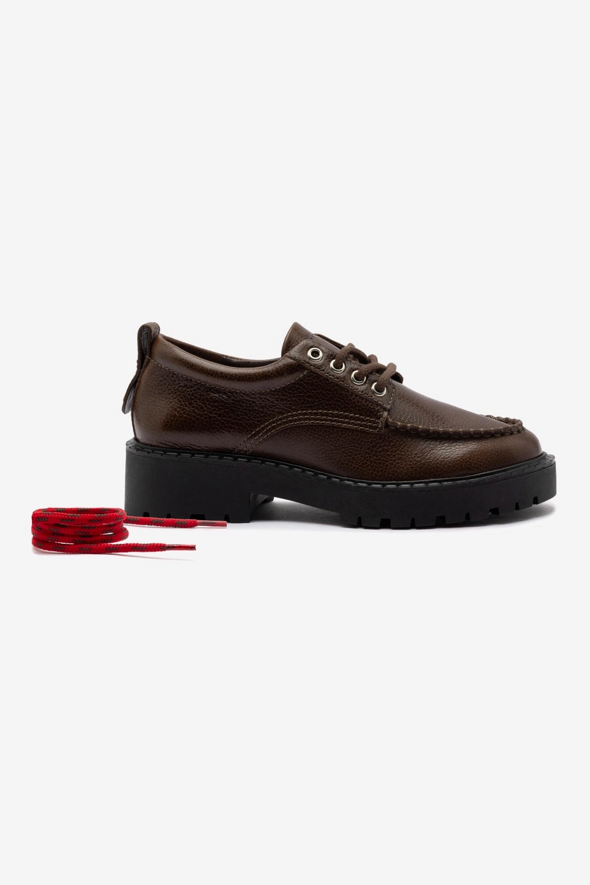 London Lace Up Loafer In Brown Leather Hill Walk Zip Up