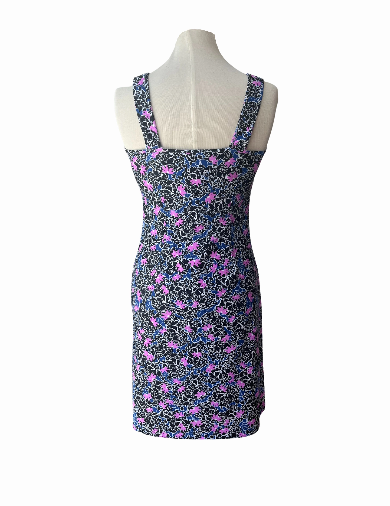 Rhinestone-Detail Long Bali Tank Dress Scaevola Orchid/Black