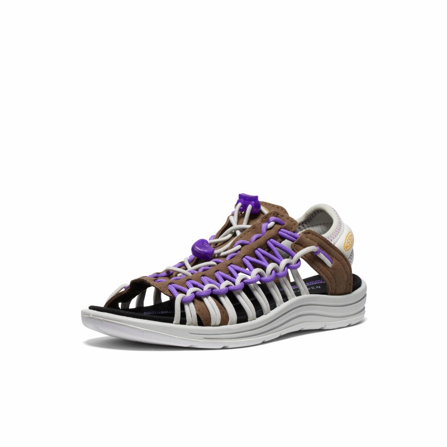 Women's UNEEK II Open Toe x emmi  |  Dark Earth/Tillandsia Purple Non Marking Outsole