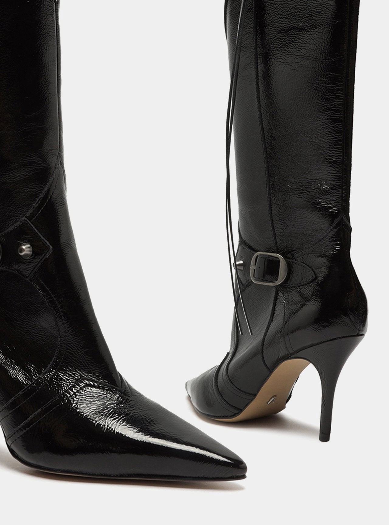 Luxury Edge Luci Leather Stiletto Boot