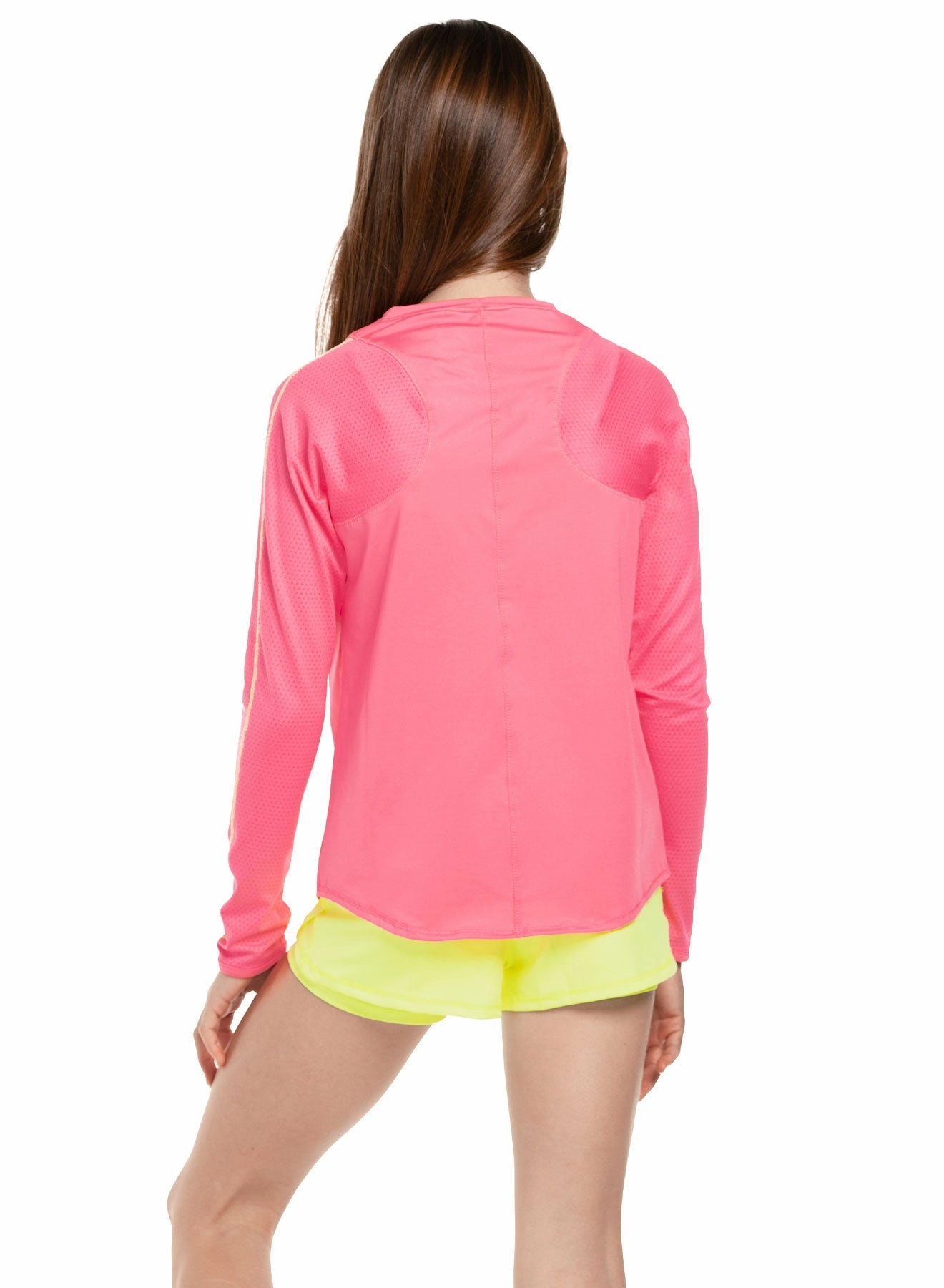 Lightweight Blouse Anti Pill Finish Long Sleeve Athletic Crew