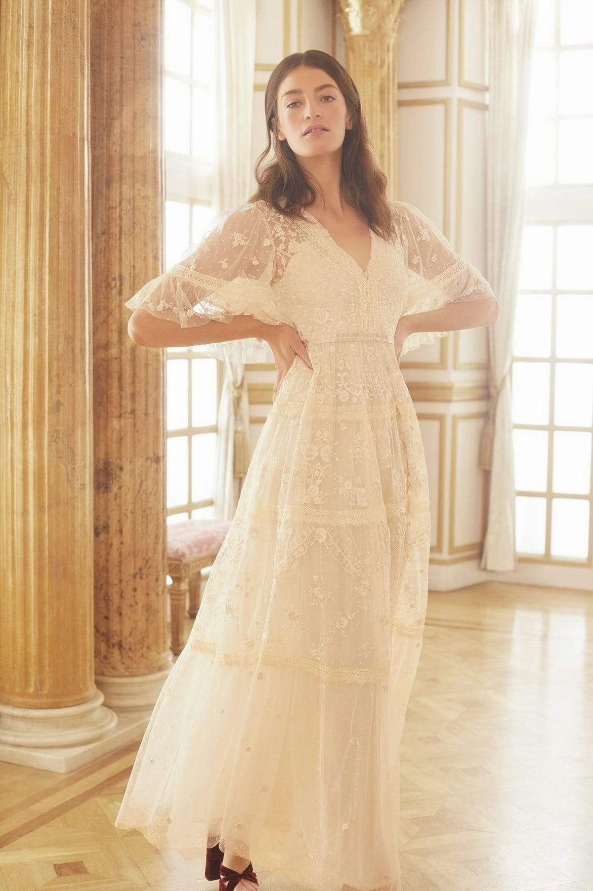 Lottie Lace Gown Elegant brunch outfit