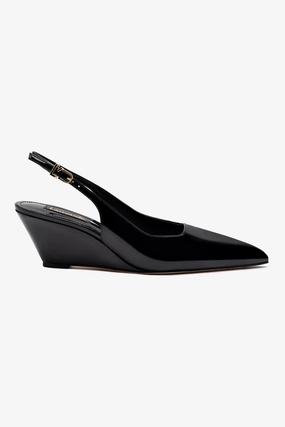 Loulou Pump In Black Patent Leather Icon Walk