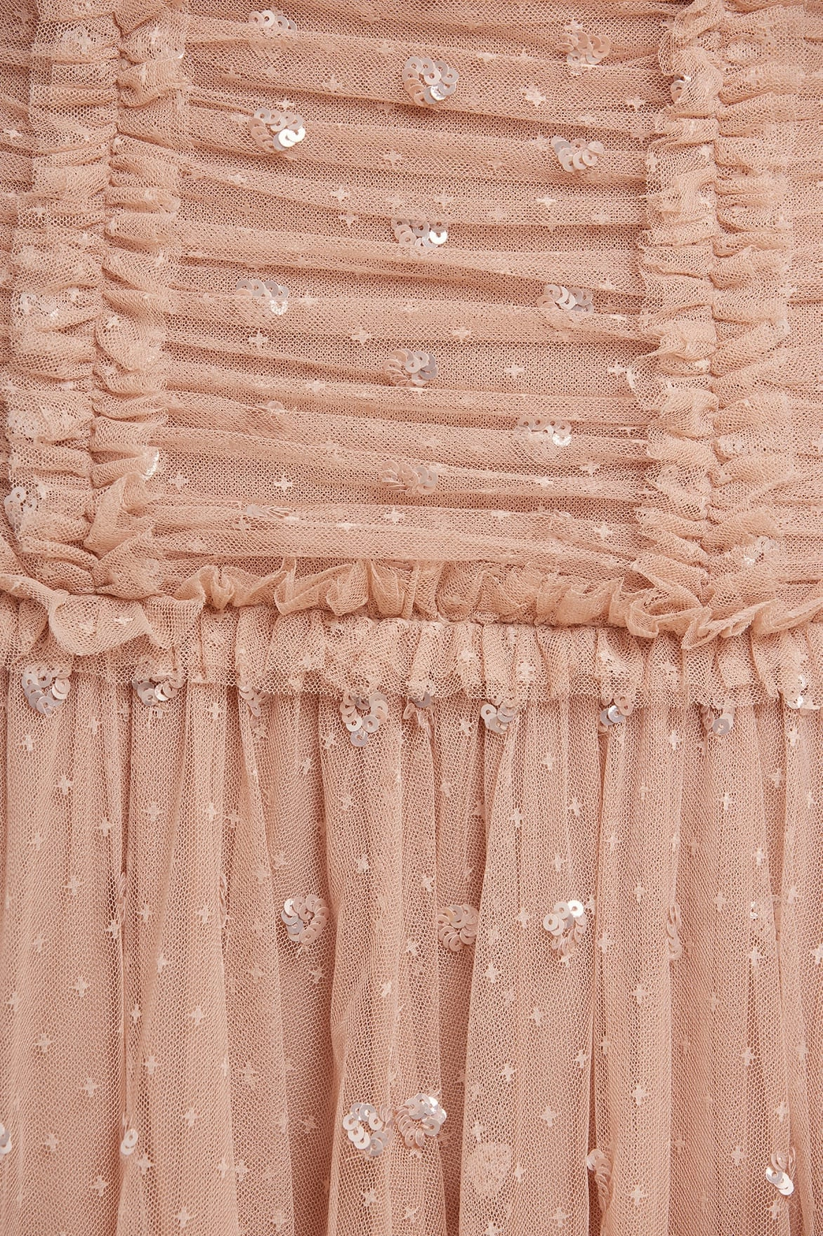 Layering Fit Love Heart Rouched Off-Shoulder Gown