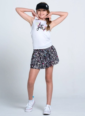 Cool Fabric FlexibleLayeredConstruction Love Letter Tie Back Tank