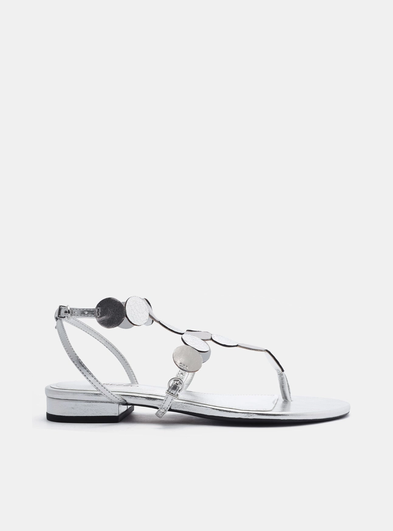 Holly Leather Flat Sleek Flip-flops