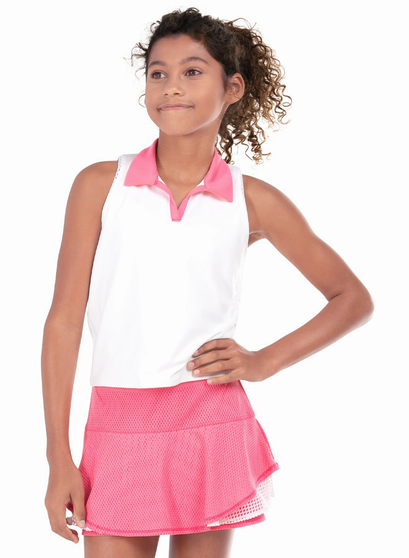 Winning Day Crop Tank Snag Free Fabric Wrinkle Resistant Textile