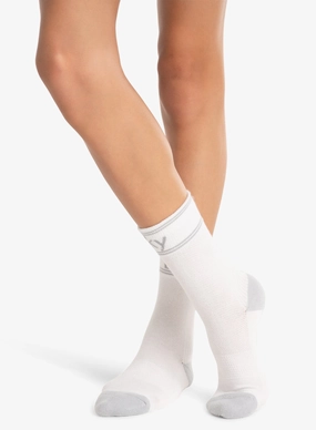 Lucky In Love Crew Socks Sandwich Mesh Panel Structure Recycled Polyester Blend