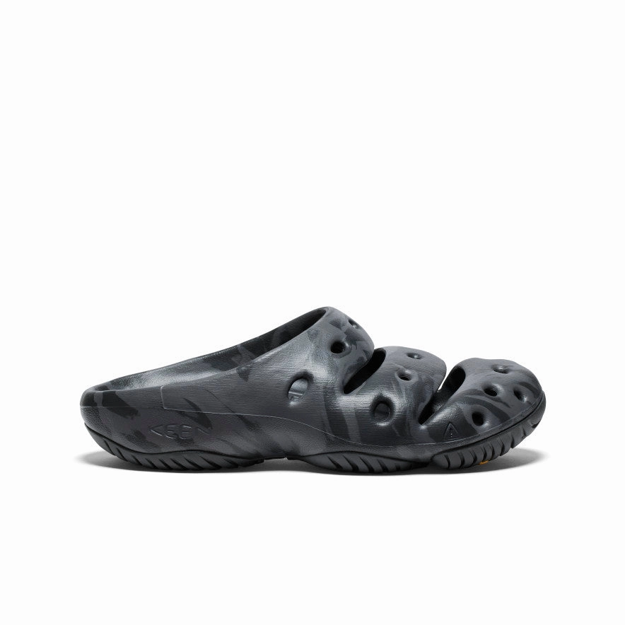 Slip Ease Durable Comfort Men's Yogui Clog  |  Black Marble