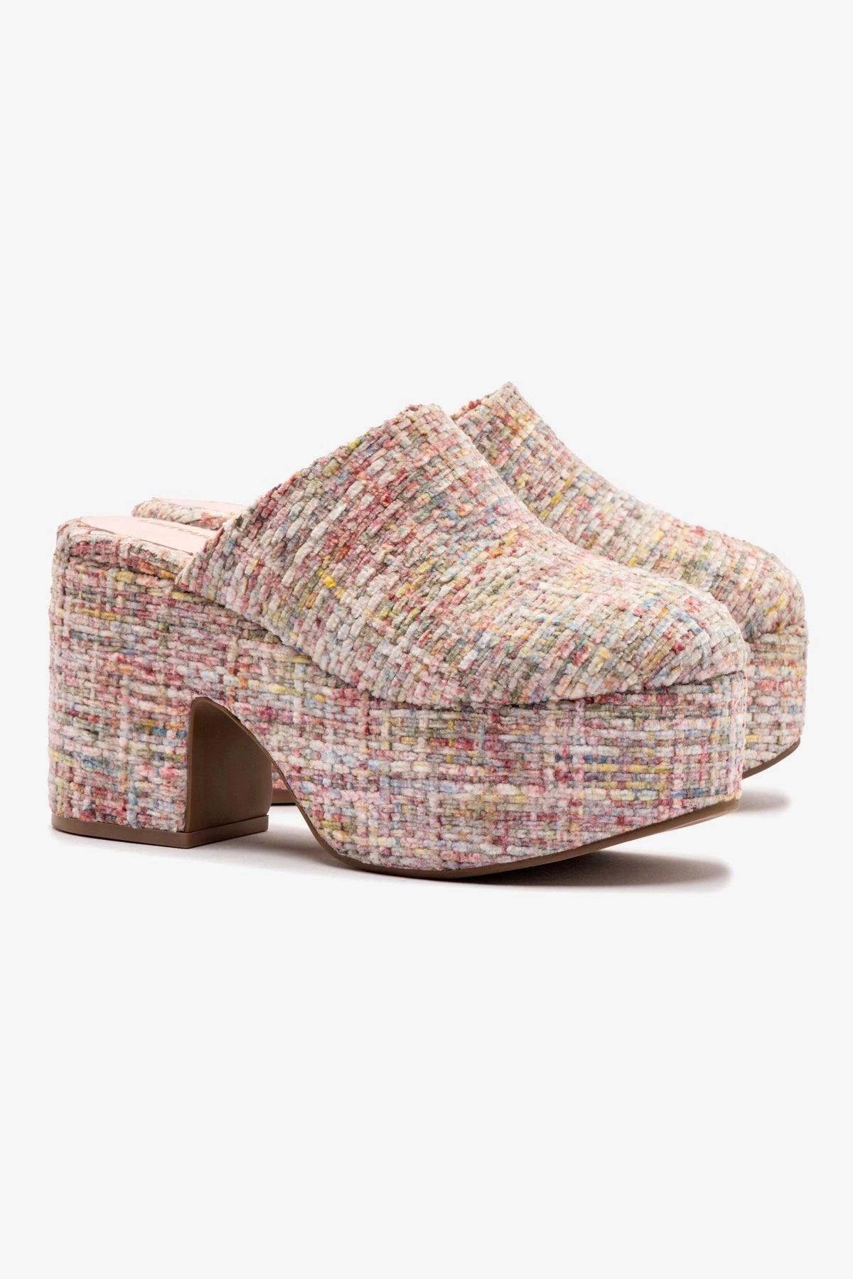 Miso Platform Clog In Tulip Velvet Pressure Dispersing Insole