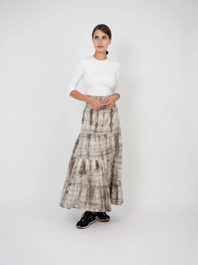 Casual Wear Versatile Fit Mademoiselle Tie Dye Gauze Tiered SB3CM8282SL