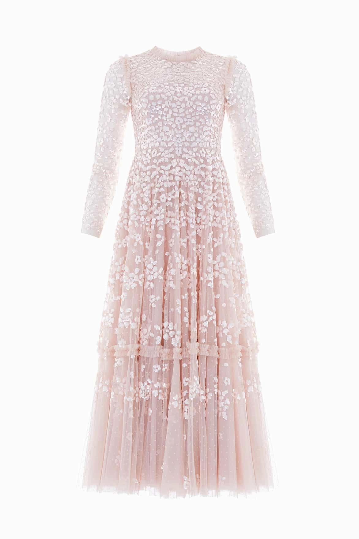 Maeva Ankle Gown Embroidered-Detail Photo Bright