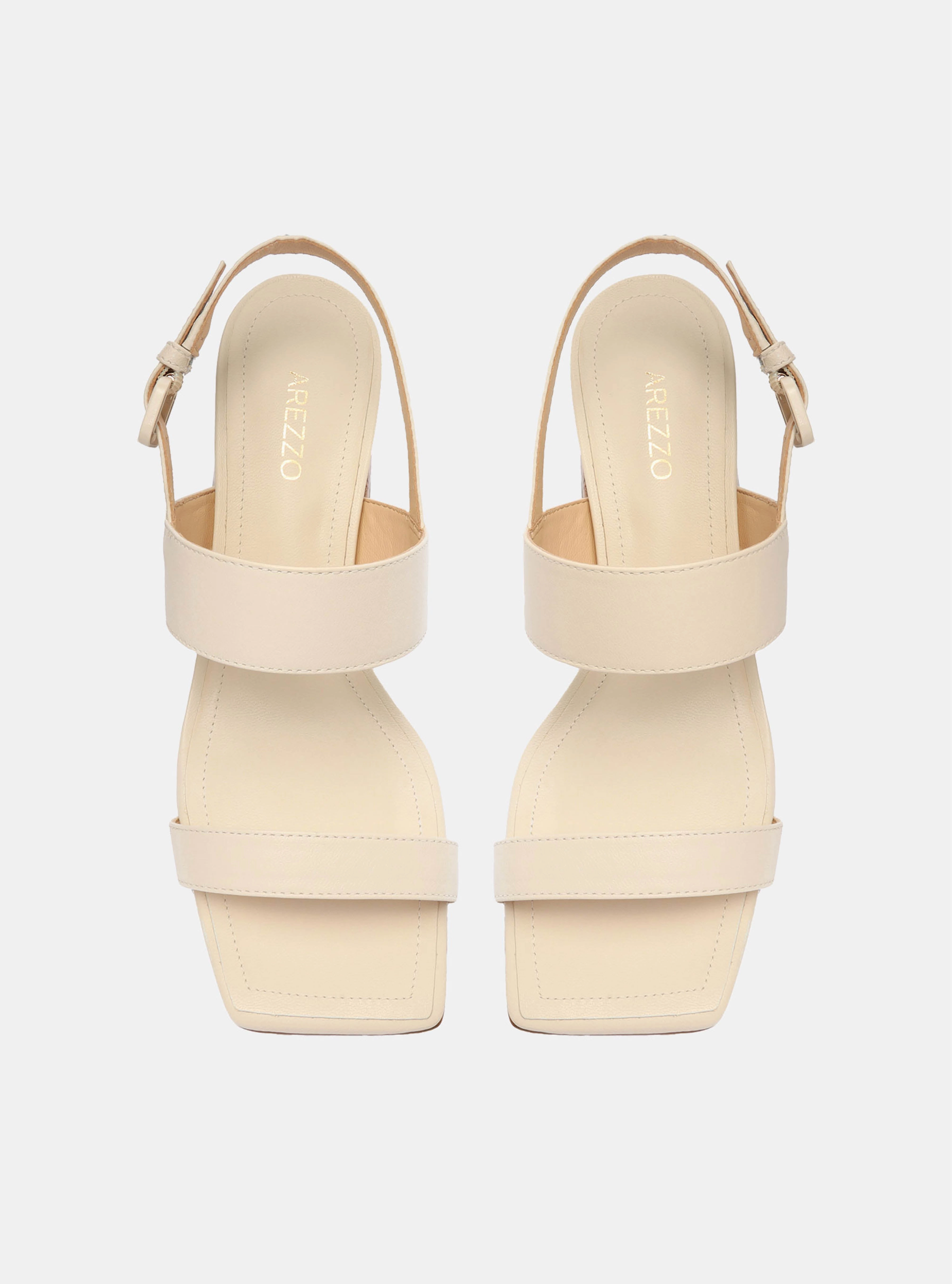 Leaf Touch Magnolia Mid Block Sandal