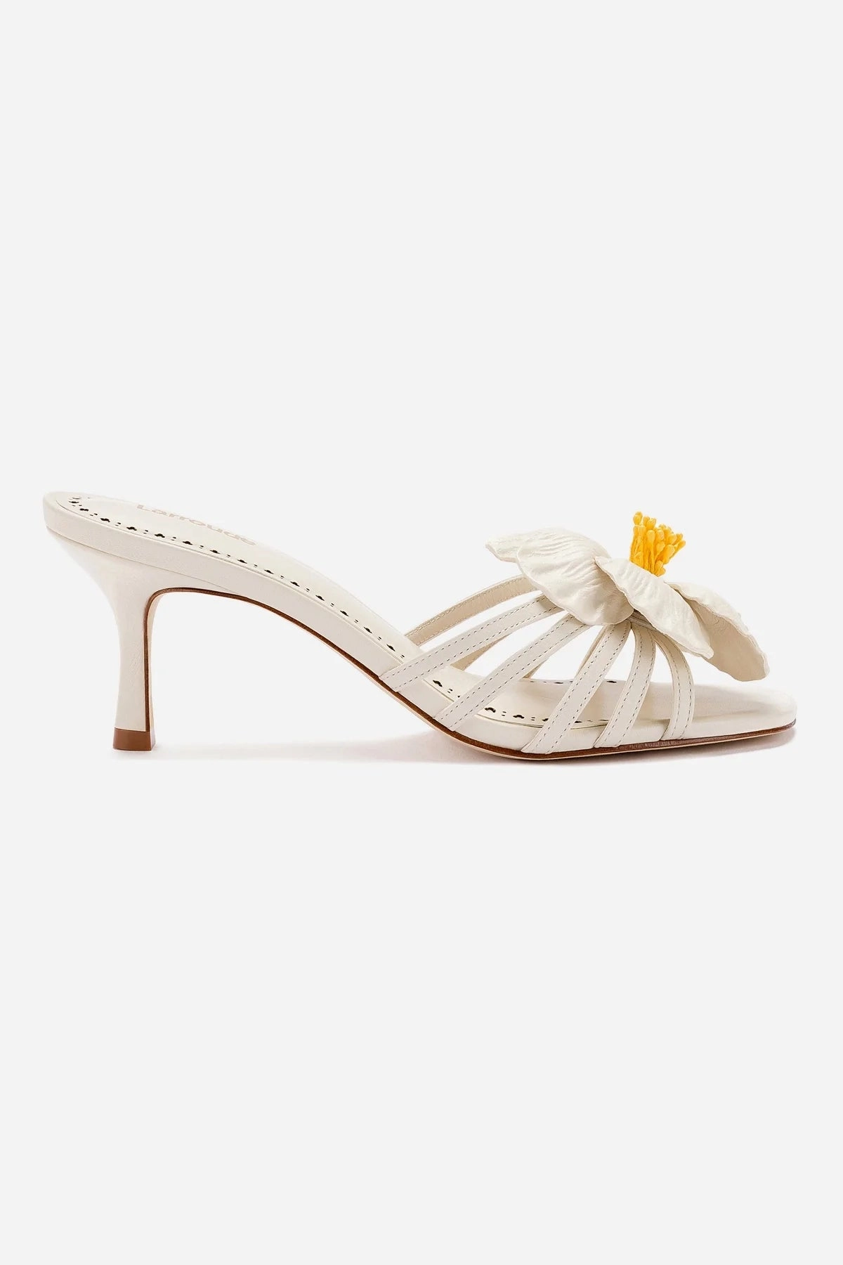 Sea Breeze Magnolia Mule In Ivory Leather
