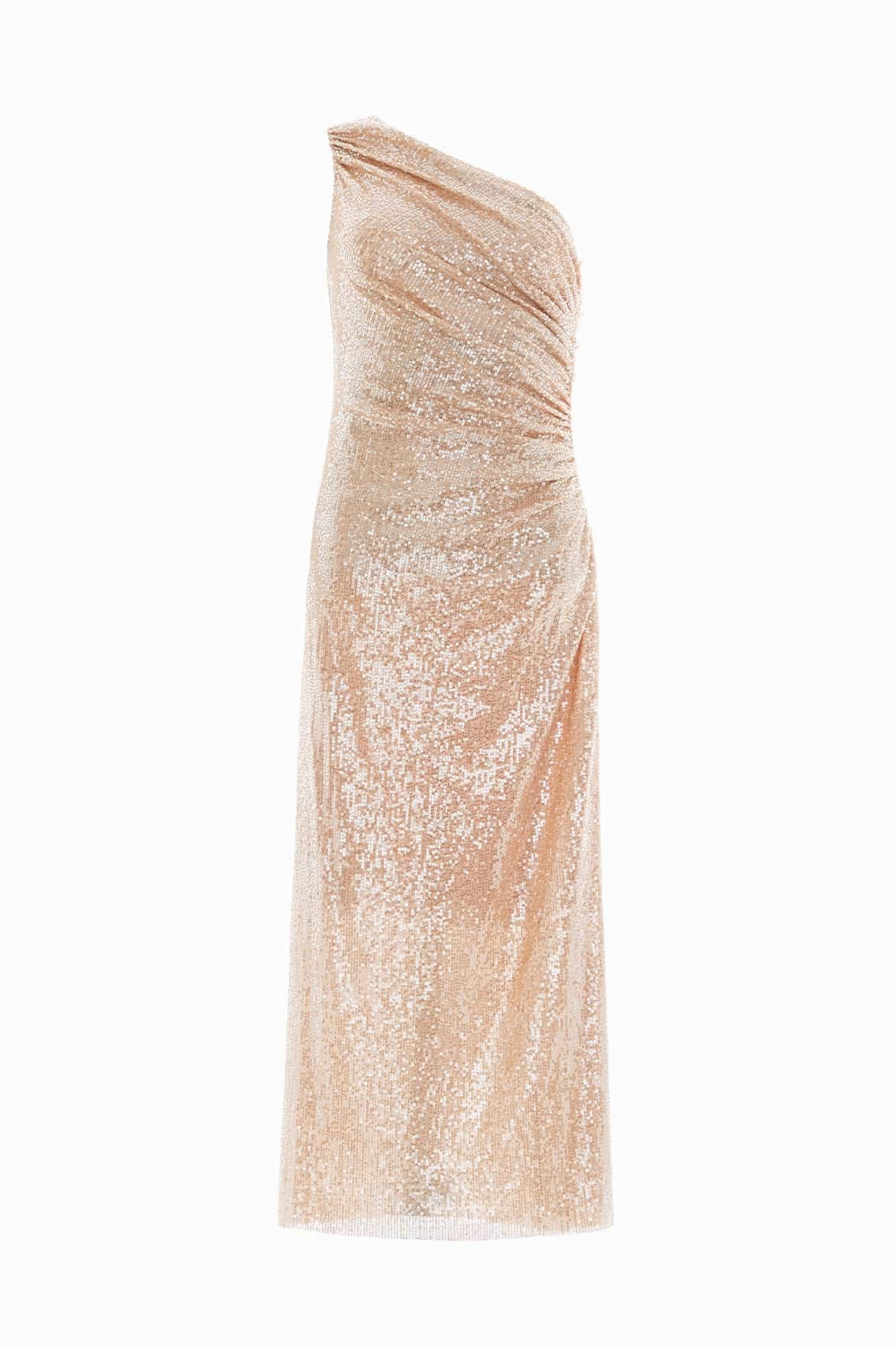 Malia One-Shoulder Ballerina Dress Evening Vibe