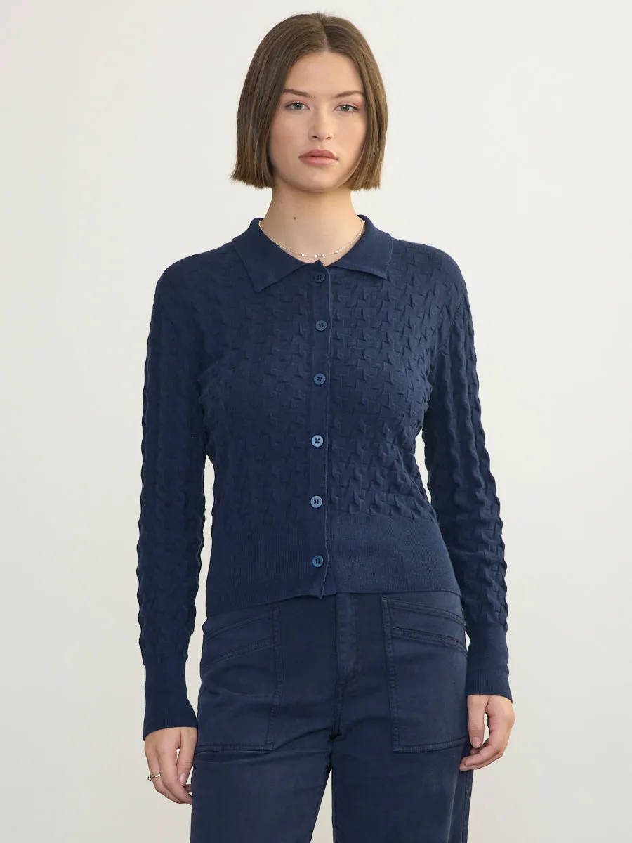 MARLEY CARDI Double Stitched Hem