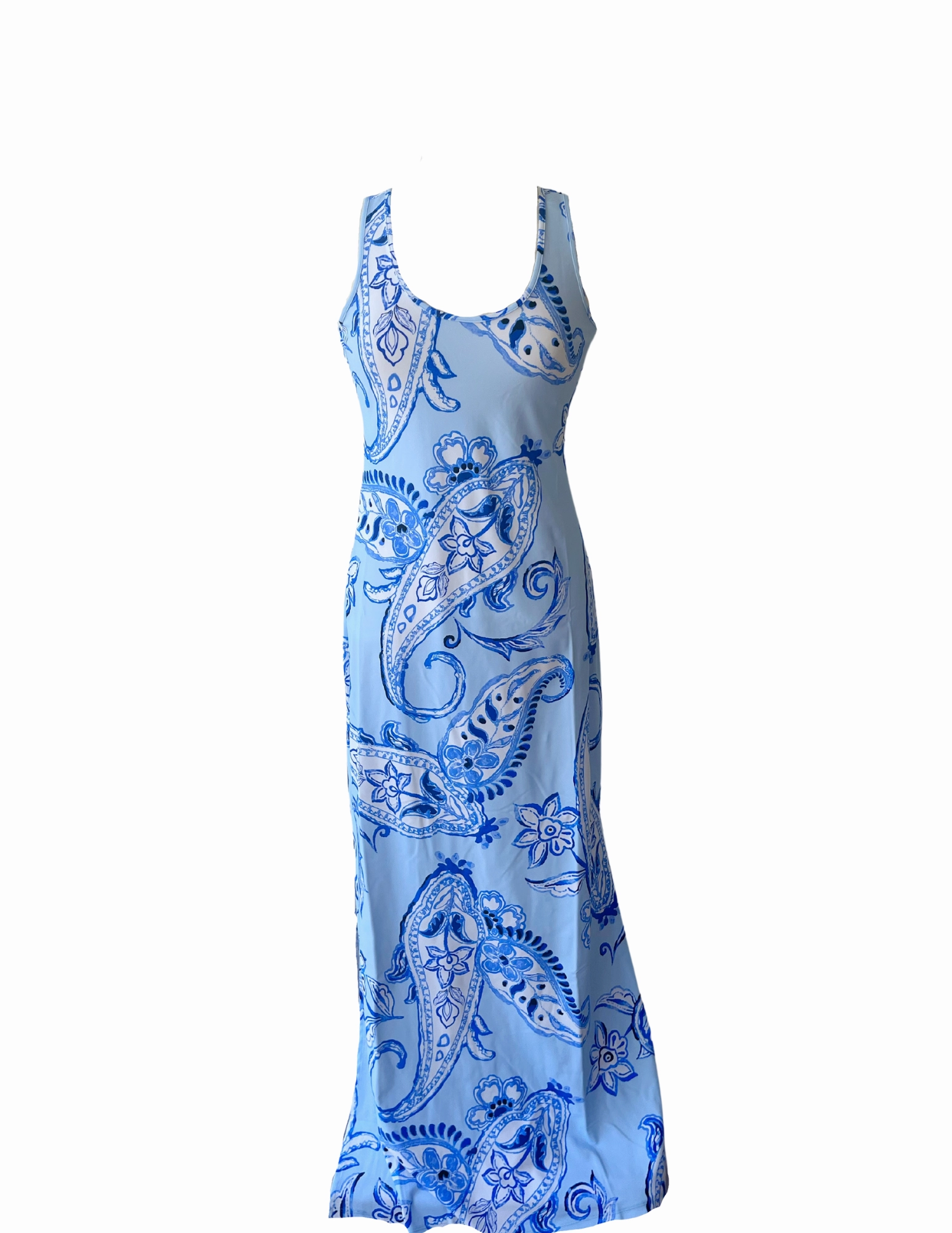 Maui Maxi Dress Oversized Paisley Aura Glow