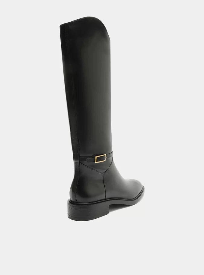 Travel Ready High Traction Snow Trekker Mckenna Leather  Block Boot