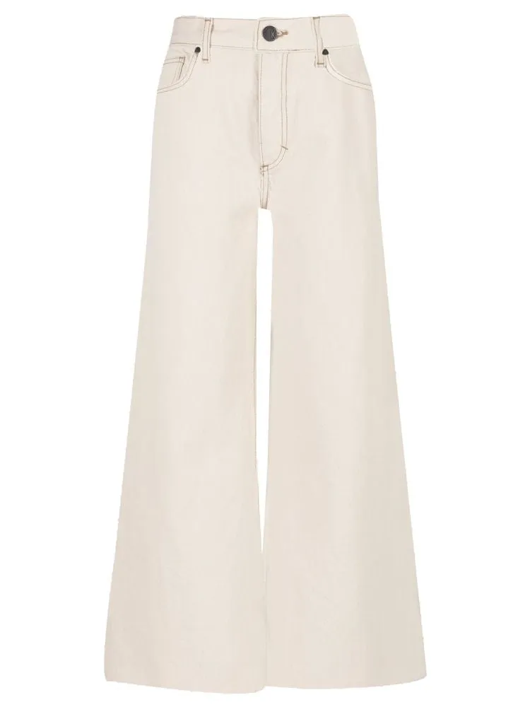 Side slits Elastic waist Meg HR WIDE LEG Pant