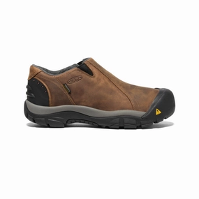 Men's Brixen Waterproof Low  |  Slate Black/Madder Brown Simple Slip Fit Air Fit