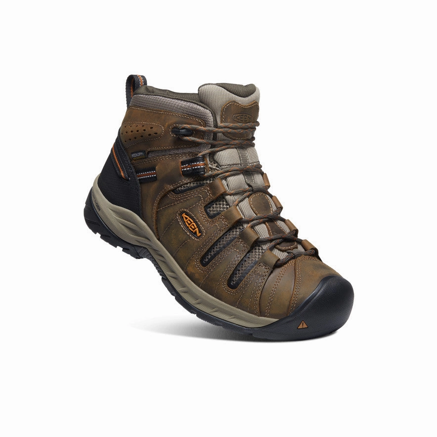 Men's Flint II Waterproof Mid (Soft Toe)  |  Black Olive/Brindle Summer Hike