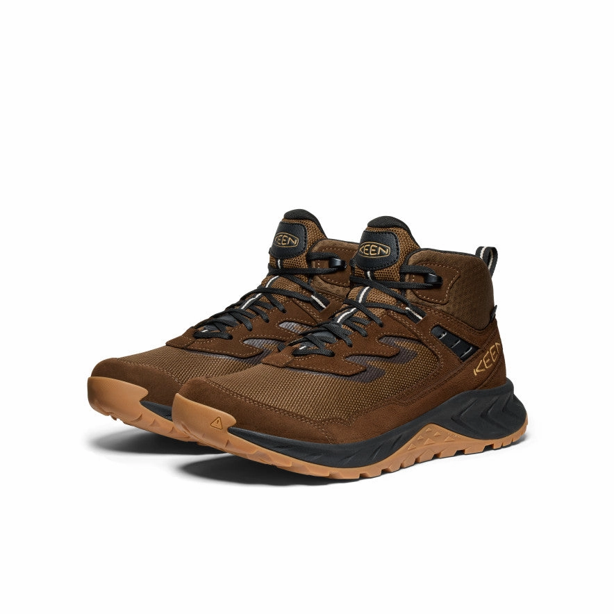 Men's Hightrail Waterproof Hiking Boot  |  Dark Earth/Oak Buff Abrasion resistant Feather Light Remote Hiking