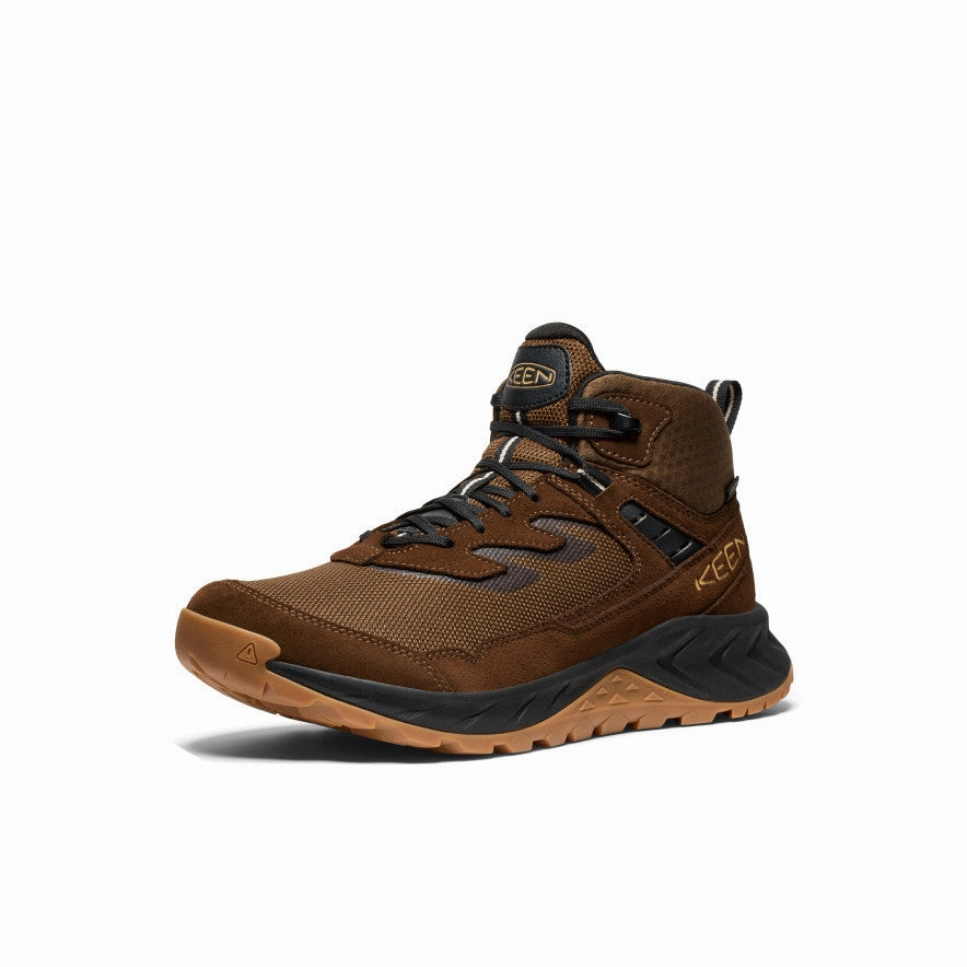 Elastic Band Men's Hightrail Waterproof Hiking Boot  |  Dark Earth/Oak Buff