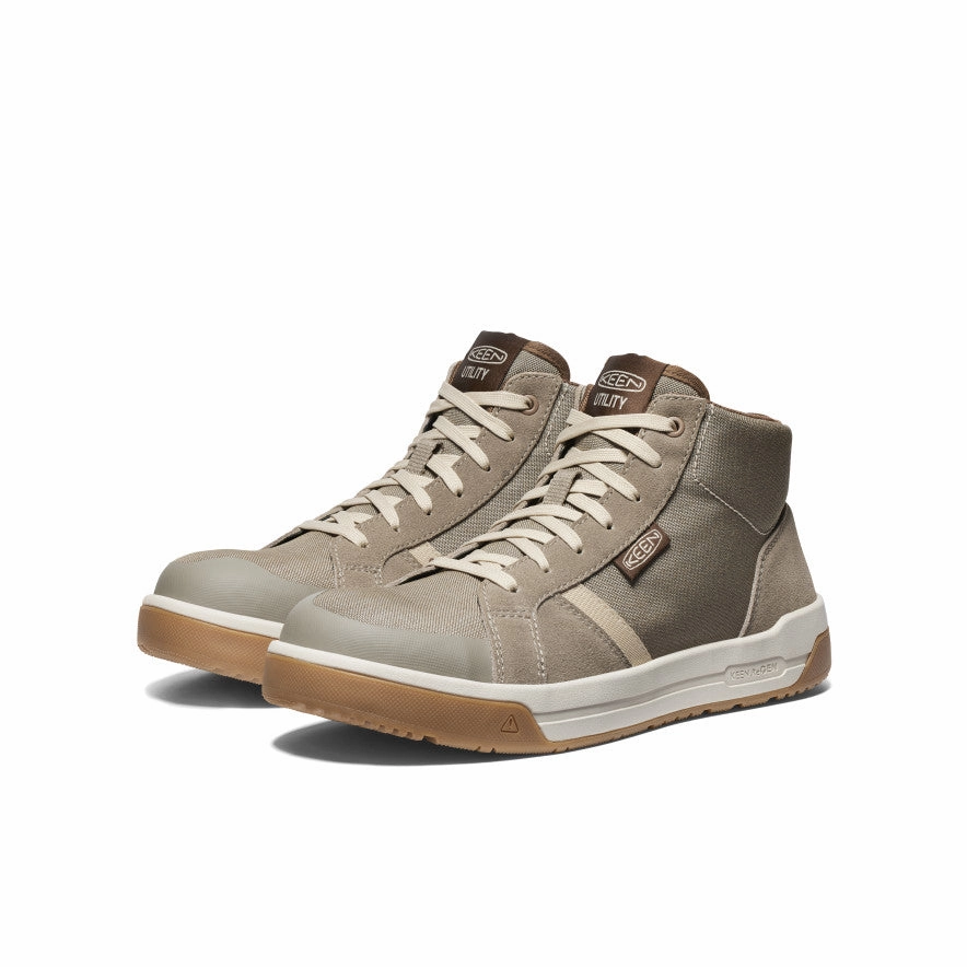 Men's Kenton Mid Work Shoe (Carbon Toe)  |  Brindle/Gum Wind Shield Protective Finish Weather Resistant User