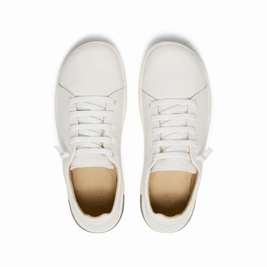 Men's KNX Leather Sneaker  |  Star White/Star White Soft Slip On Easy Step Shoes