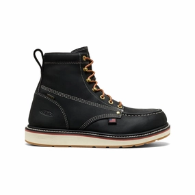 Trail Use Men's Liberty 6" Waterproof Boot (Carbon Toe)  |  Black/Gum