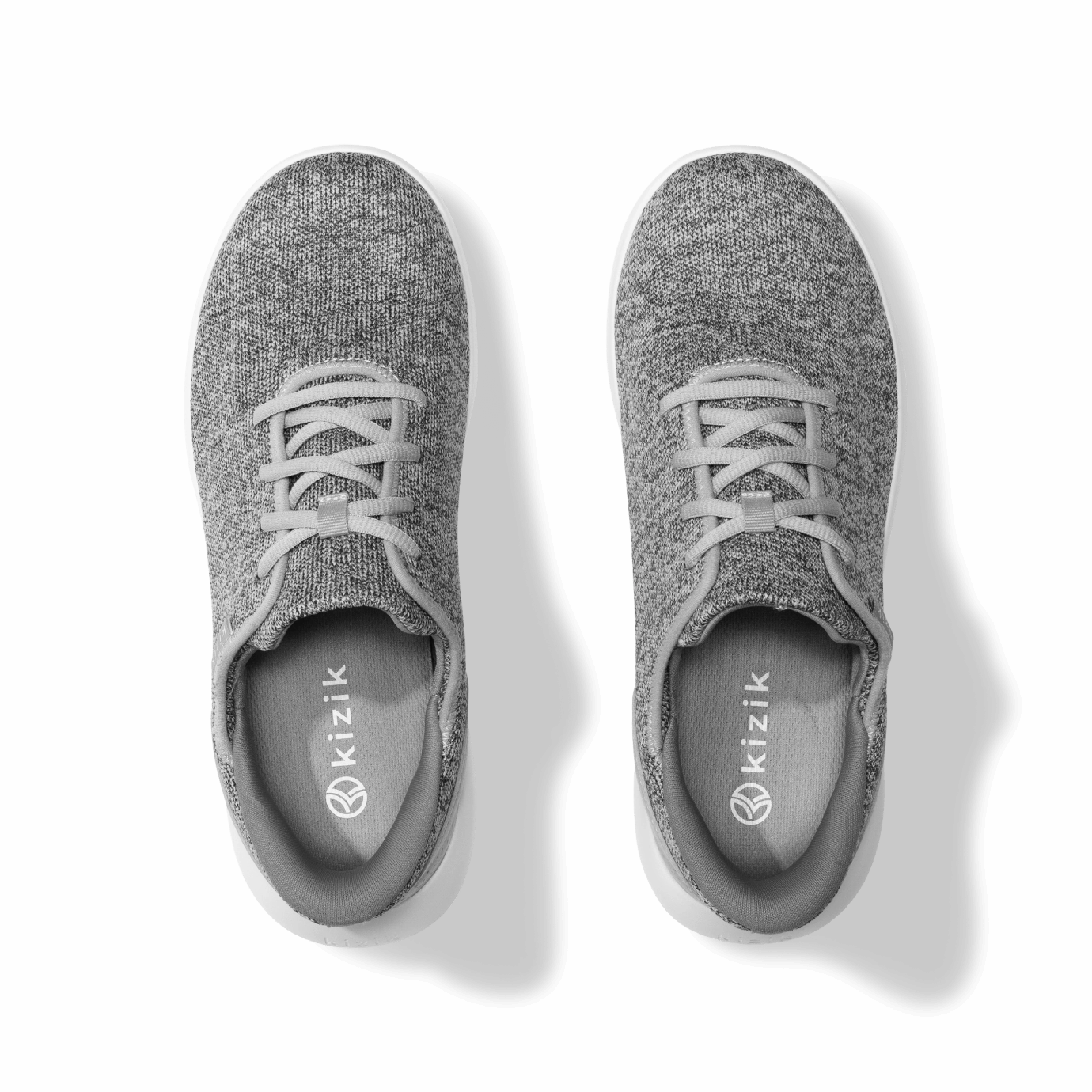 Multi Density Foam Layering Men's Madrid Eco Knit - Heathered Grey