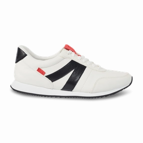 Men's Milan - Optic White Busy Path Planet Mood