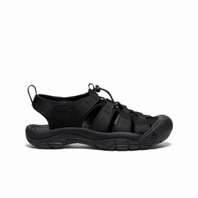 Men's Newport H2 Sandal  |  Triple Black Soft Insole