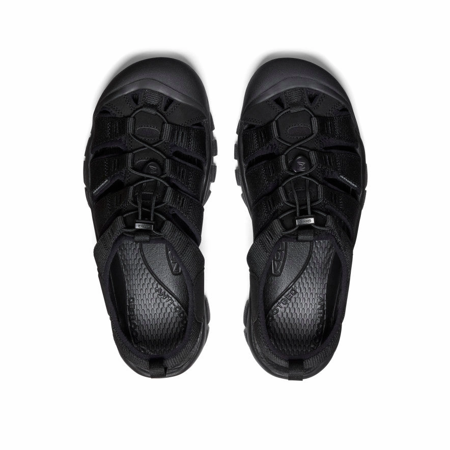 Men's Newport H2 Sandal  |  Triple Black Style Match Comfortable Travel Shoes