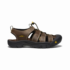 Men's Newport Leather Sandal  |  Bison Non-Slip Sole