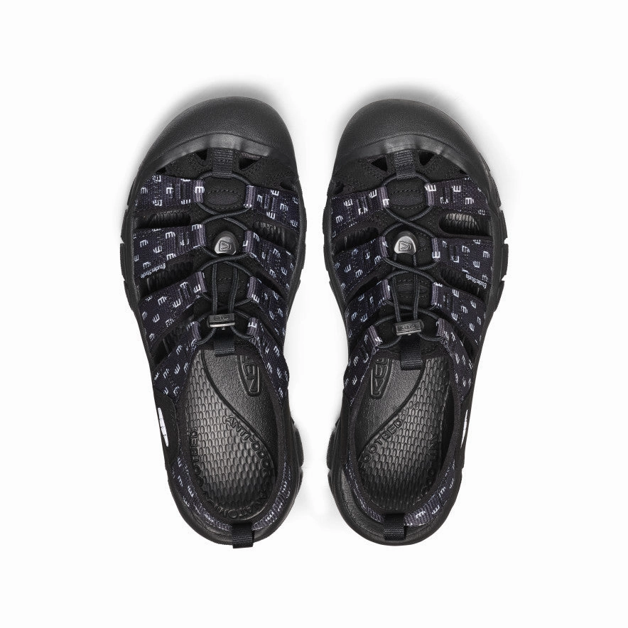 Men's Newport Retro Sandal x tudes Studio  |  Etudes Black portable Comfortable Footwear for Every Day