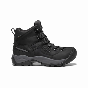 Men's Pittsburgh Energy 6" Waterproof Boot (Carbon Toe)  |  Black/Forged Iron Anti Static Lining Mesh Lining
