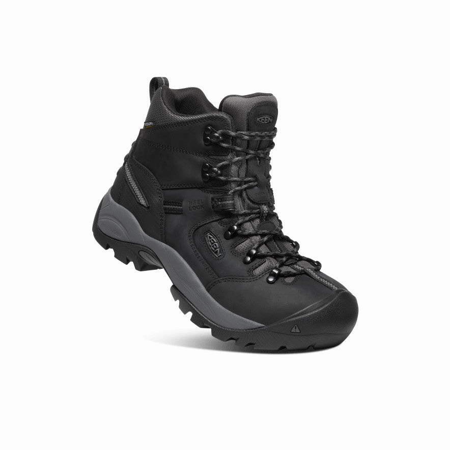 Seamless Comfort Work Commute Men's Pittsburgh Energy 6" Waterproof Boot (Carbon Toe)  |  Black/Forged Iron