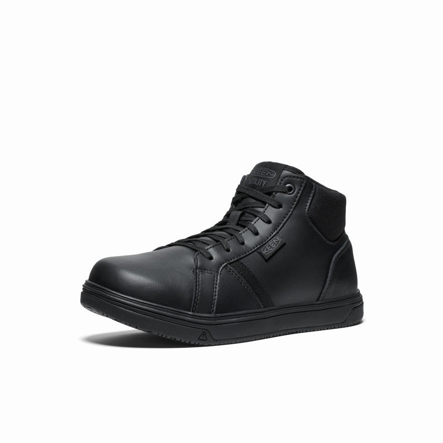 Men's PTC Kenton Mid Work Shoe (Soft Toe)  |  Black/Black Feather Light Morning Walk
