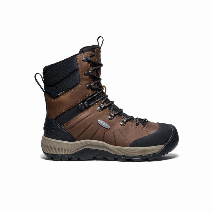 Men's Revel IV High Polar Waterproof Boot  |  Canteen/Black Shock-absorbing Grippy Outsole River Crossing