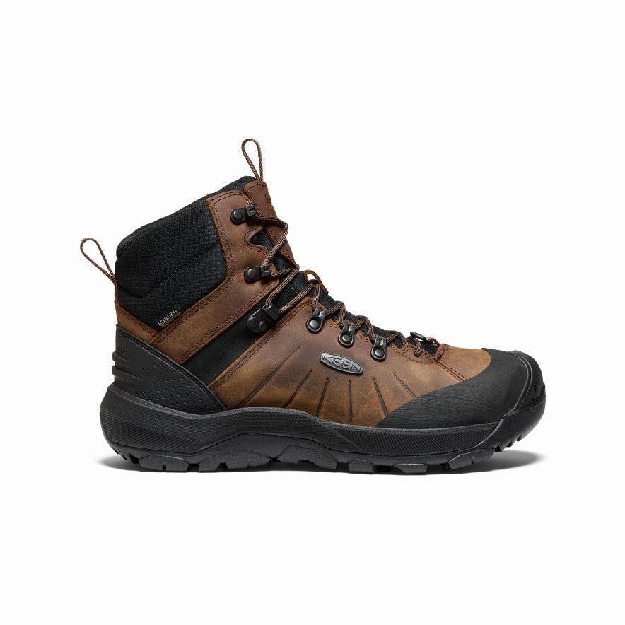 Men's Revel IV Polar Waterproof Boot  |  Dark Earth/Caramel Cafe All Weather Cold Weather Commuter Wedge Sole