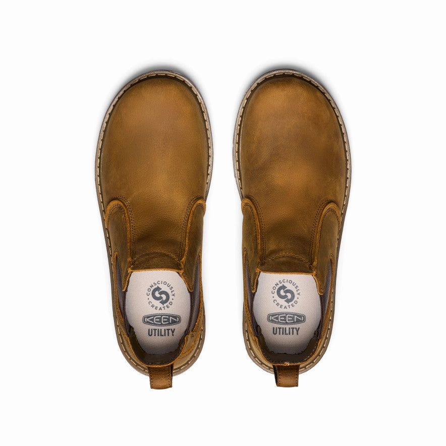 Comfortable to walk Men's San Jose Chelsea 90 Heel Boot (Soft Toe)  |  Belgian/Gum